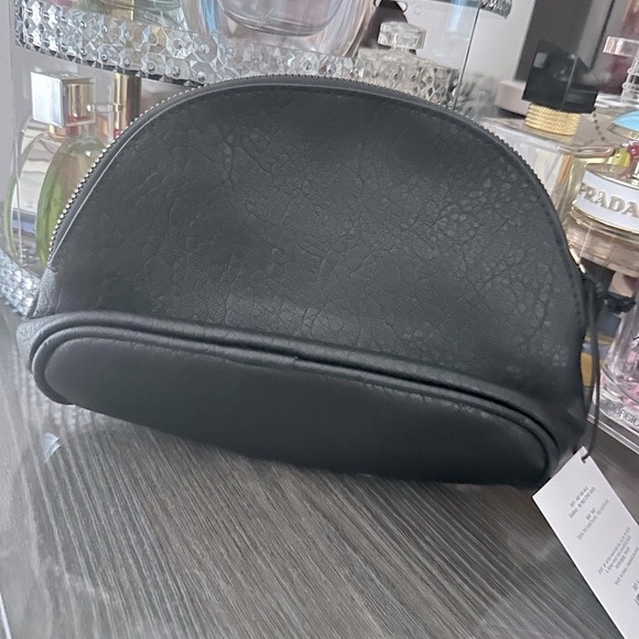 MCM Cosmetic Pouch Bag Black & Tan NWT - Picture 5 of 6